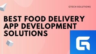 Best Food Delivery Apps Development