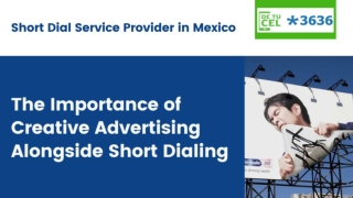 Associating Short Dialing With Creative Advertising