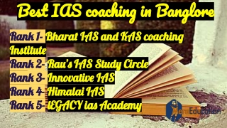 Best IAS coaching Institute in Banglore