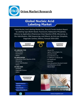 Global Nucleic Acid Labeling Market Size, Competitive Analysis, Share, Forecast- 2019-2025