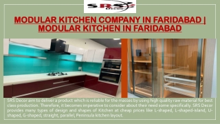 Modular Kitchen Company in Faridabad | Modular Kitchen in Faridabad