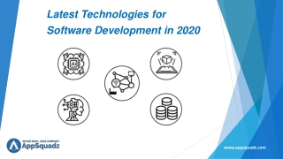 Latest Technologies for Software Development in 2020