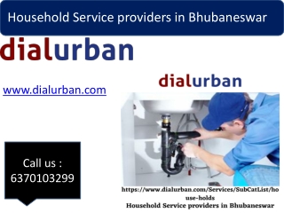 Household Service providers in Bhubaneswar