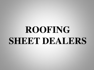 Roofing sheet dealers|Roofing sheet Supplier|Chennai