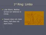 1st Ring: Limbo