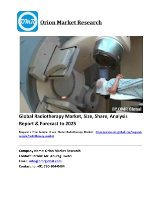 Global Radiotherapy Market Size, Industry Trends, Share and Forecast 2019-2025