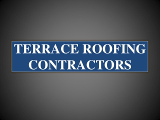 Terrace roofing contractors in Chennai|Coimbatore|Trichy|Madurai|Nellore