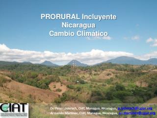 PRORURAL Incluyente Nicaragua Cambio Climático