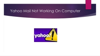 Yahoo Mail Not Working On Computer