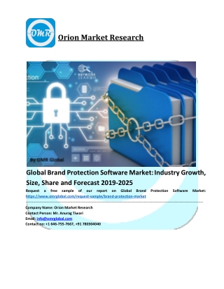 Global Brand Protection Market Growth, Size, Share, Industry Report and Forecast to 2025
