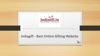 Perfect Gifts & Cakes For All Occasions - Indiagift