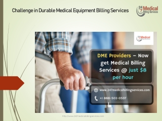 Challenge in Durable Medical Equipment Billing Services