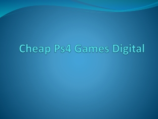 Cheap Ps4 Games Digital