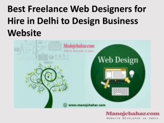 Best freelance website designers in Delhi to design business website