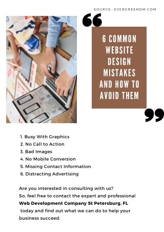 6 Common Website Design Mistakes and How to Avoid Them