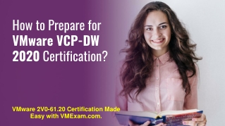 [PDF] VMware VCP-DW 2020 (2V0-61.20) Certification Exam