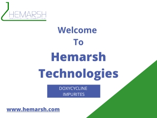 DOXYCYCLINE Impuritis | India | Hemarsh Technologies