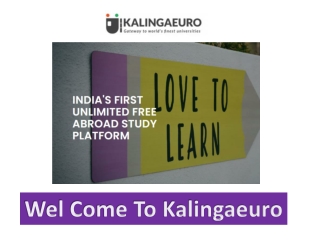 Study in Italy | Kalingaeuro.com