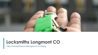 Locksmiths Longmont CO