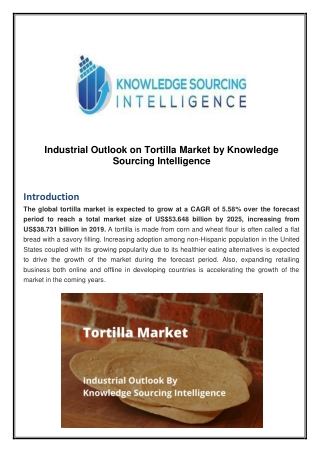 Industrial Outlook of Tortilla Market by Knowledge Sourcing