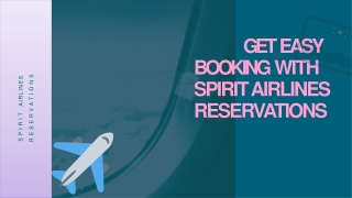 Get Amazing Deals On Spirit Airlines Reservations