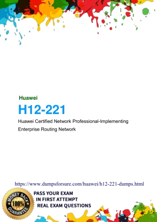 H12-221 Exam Questions PDF - Huawei H12-221 Top dumps