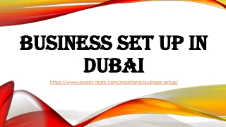 Business set up in Dubai