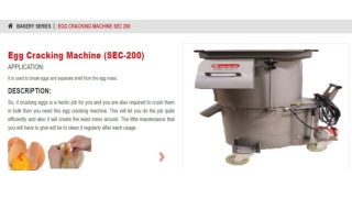 Egg Cracking Machine