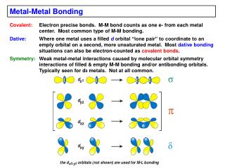 Metal-Metal Bonding