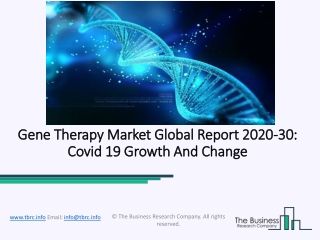 Gene Therapy Market, Industry Trends, Revenue Growth, Key Players Till 2030