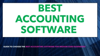Accounting Software | Evaluation Methodology | Market Dynamics & Trends