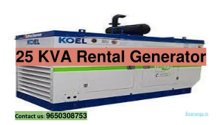 25 kVA Generator For Sale