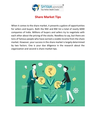 Share Market Tips