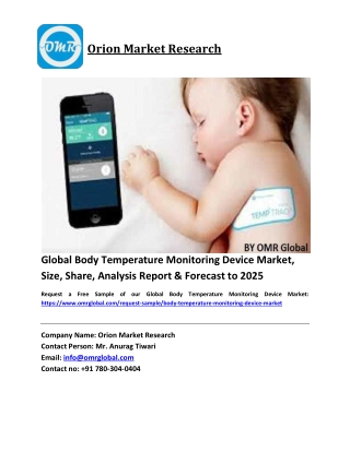 Global Body Temperature Monitoring Device Market Size, Industry Trends, Share and Forecast 2019-2025
