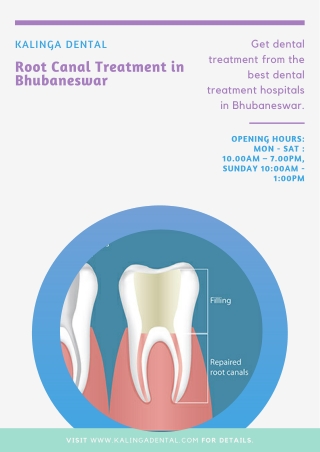 Root Canal Treatment Cost in Bhubaneswar