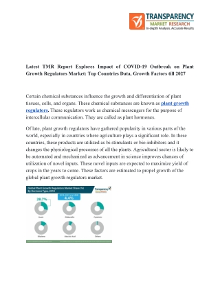 Plant Growth Regulators Market Size: Opportunities, Current Trends And Industry Analysis by 2027