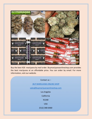 420 mail order worldwide | Buymarijuanaonlineshop.com