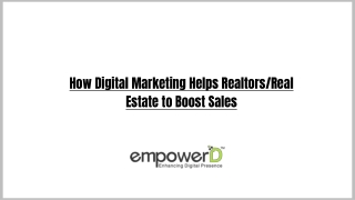 How Real Estate and Retailers can use Digital Marketing