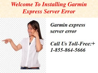 Welcome To Installing Garmin express server error