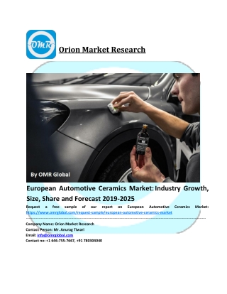 European Automotive Ceramics Market Size, Industry Trends, Share and Forecast 2020-2026