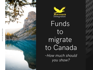 Funds to migrate to Canada –How much should you show?