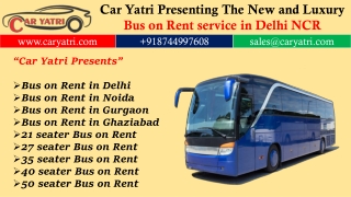 bus on Rent in Delhi
