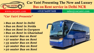 Bus on Rent in Delhi