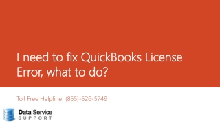 Here's a Guide to Overcome QuickBooks License Error