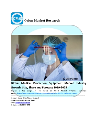 Global Medical Protective Equipment Market Trends, Size, Competitive Analysis and Forecast - 2019 – 2025
