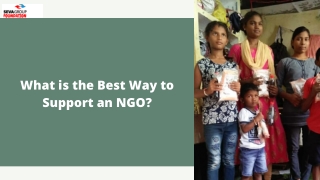 What is the Best Way to Support an NGO?