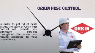 Eradicate The Presence Of Pests With Orkin Pest Control Services