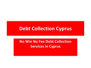 Debt Collection Cyprus