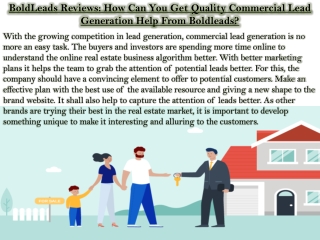 BoldLeads Reviews: How Can You Get Quality Commercial Lead Generation Help From Boldleads?