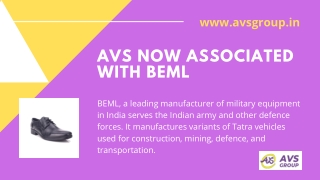 AVS now associated with BEML